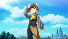 Poster Anime Mukuwarenakatta Murabito A, Kizoku ni Hirowarete Dekiai sareru Ue ni, Jitsu wa Motteita Densetsu-kyuu no Kami Skill mo Kakusei shita