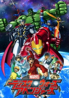 Poster Anime Marvel Disk Wars: The Avengers