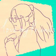 Poster Anime Love My Friends