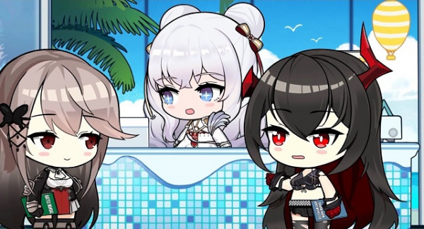 Poster Anime: Azur Lane 4th Anniversary: A Day at the Port Ice Cream Shop