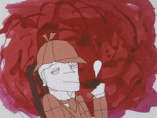 Poster Anime Sherlock Holmes to Watson Hakase