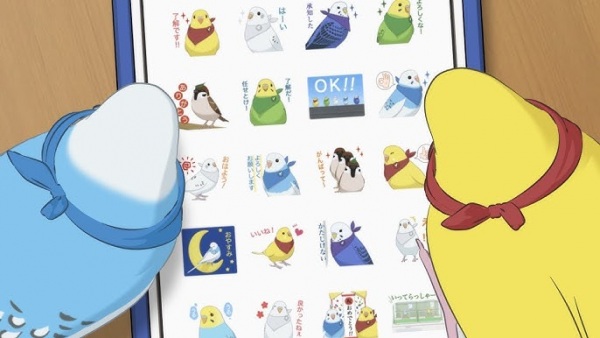 Gambar Anime: Inko Colors Line Stamp Senden
