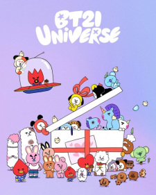 Poster Anime BT21 Universe Animation