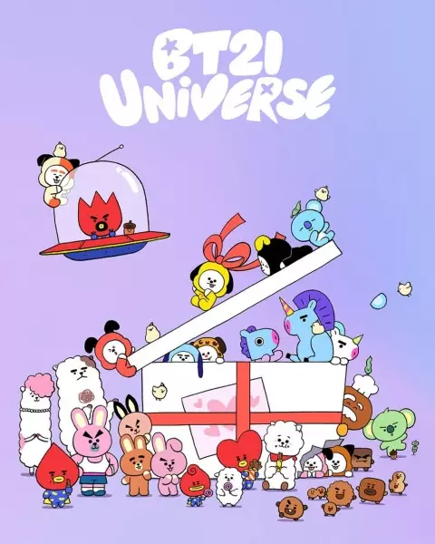 Gambar Anime: BT21 Universe Animation
