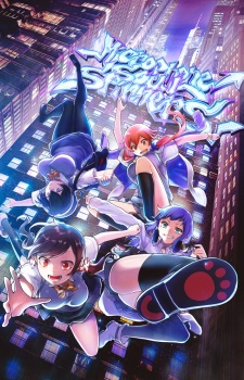 Poster Anime Microphone Soul Spinners: Kotodama Shoujo