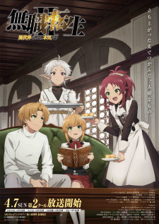 Poster Anime Mushoku Tensei II: Isekai Ittara Honki Dasu Part 2