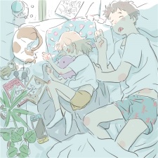 Poster Anime Natsu no Niwa