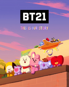 Poster Anime BT21 Original Story