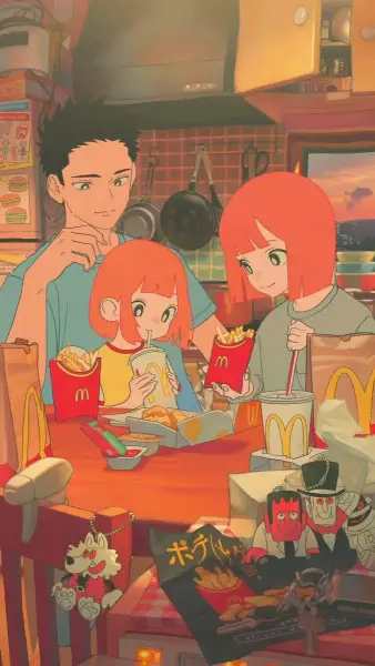 Poster Anime: Yoru Mac PoteNage CMs