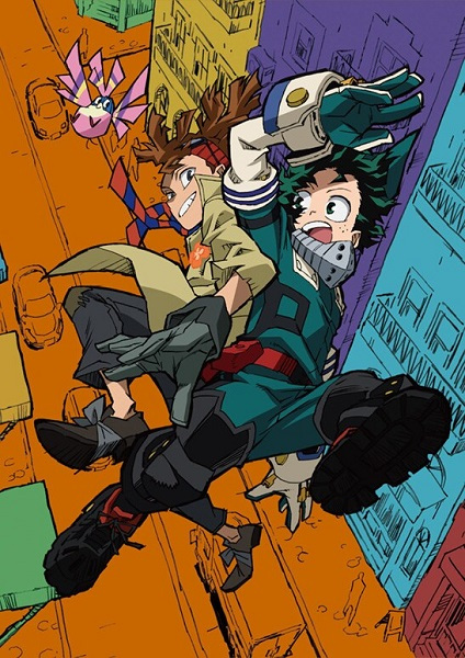 Poster Anime: Boku no Hero Academia the Movie 3: World Heroes' Mission - Tabidachi