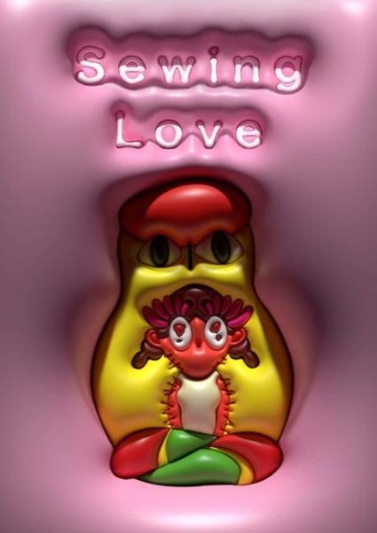 Poster Anime: Sewing Love
