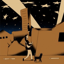 Poster Anime Issho na Futari