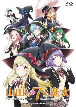 Poster Anime: Yankee-kun na Yamada-kun to Megane-chan to Majo