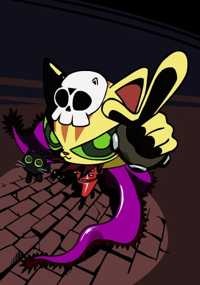 Gambar Anime: Ankoku Cat VS