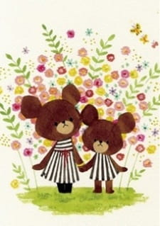 Poster Anime Kuma no Gakkou: Jackie to Katie