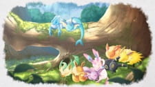 Poster Anime Eevee to Colorful Friends