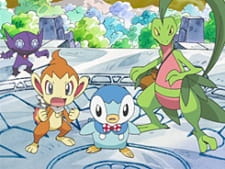 Poster Anime Pokemon Fushigi no Dungeon: Sora no Tankentai - Toki to Yami wo Meguru Saigo no Bouken