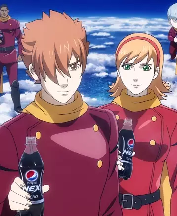 Gambar Anime: Pepsi Nex x 009 Re:Cyborg
