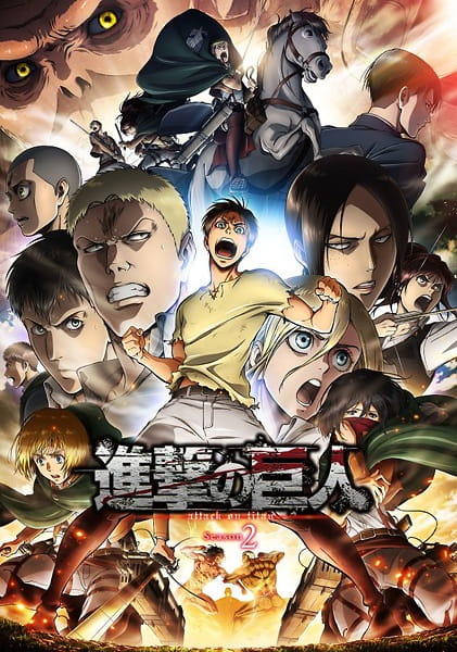 Poster Anime: Shingeki no Kyojin Season 2