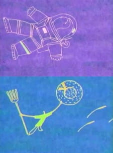 Poster Anime Uchuu Hikoushi no Uta