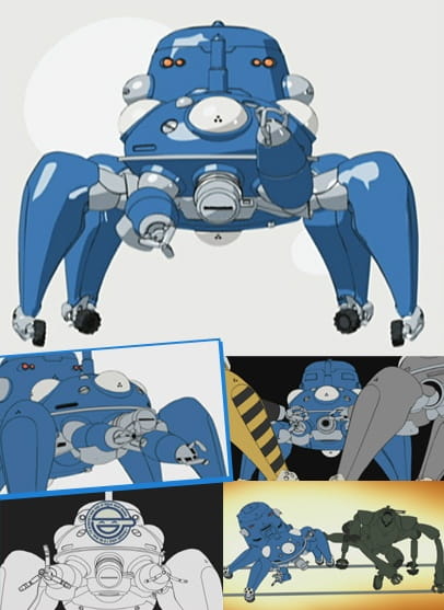 Poster Anime: Koukaku Kidoutai: Stand Alone Complex 2nd GIG - Individual Eleven - Tachikoma na Hibi