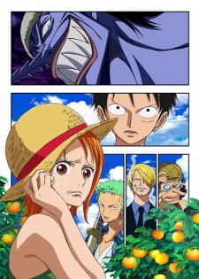 Poster Anime One Piece: Episode of Nami - Koukaishi no Namida to Nakama no Kizuna