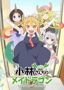 Poster Anime Kobayashi-san Chi no Maid Dragon