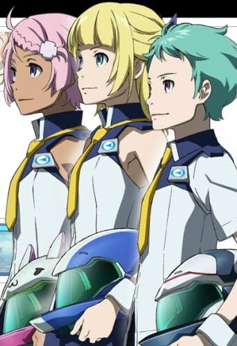 Poster Anime: Eureka Seven AO: Jungfrau no Hanabana-tachi