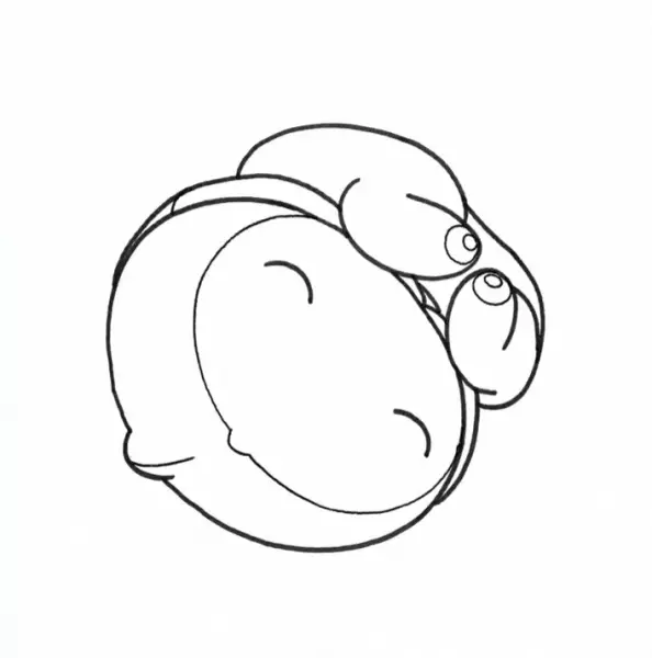 Poster Anime: The Embryo Develops into a Fetus