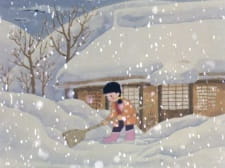 Poster Anime Yuki no Hi no Tayori