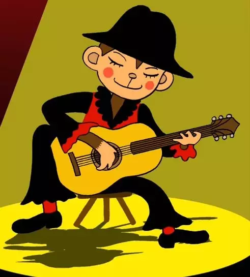 Poster Anime: Kyak Kyak Kyak Flamenco