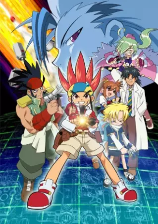 Poster Anime: Bakukyuu Hit! Crash B-Daman