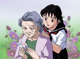 Poster Anime: Ichimai no Etegami