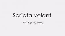 Poster Anime Scripta Volant