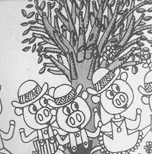 Poster Anime: Go-hiki no Kobuta to Charleston