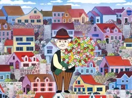 Poster Anime: Kokoro no Hanataba