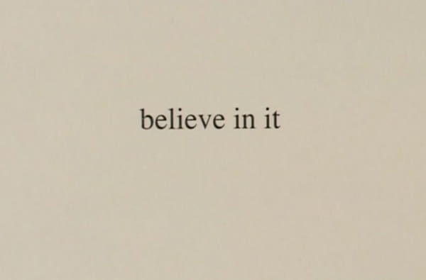 Poster Anime: Believe in It
