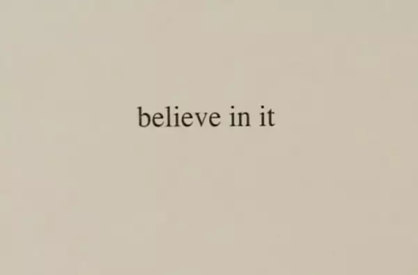 Poster Anime: Believe in It
