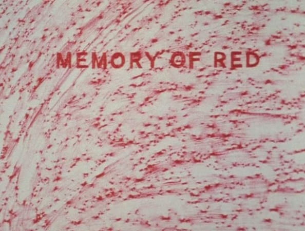 Poster Anime: Memory of Red