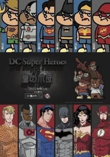 Poster Anime DC Super Heroes vs Taka no Tsumedan