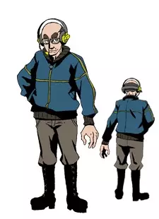 Gambar Karakter Anime: Old Man
