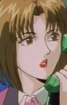 Gambar Karakter Anime: Woman on Phone