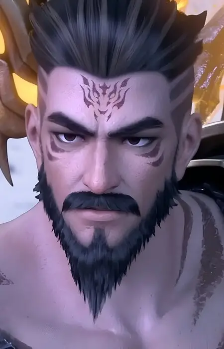 Gambar Karakter Anime: Earth Tiger Clan Leader