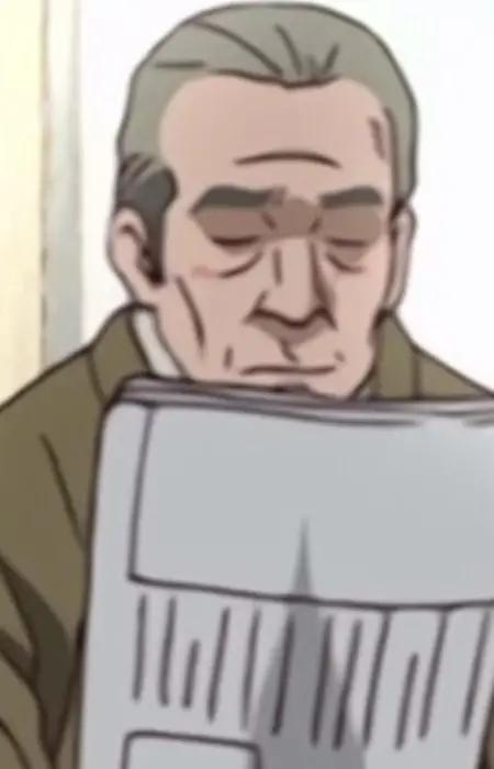 Gambar Karakter Anime: Man on Train