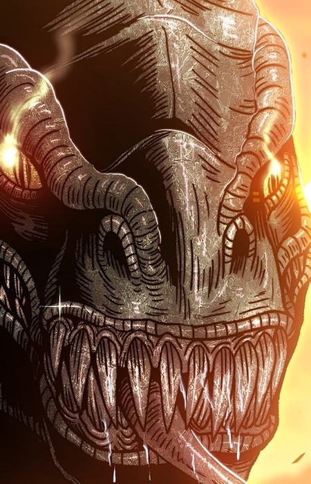 Gambar Karakter Ancient Lizard Anthromorph