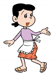 Gambar Karakter Bakabon no Mama