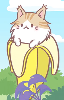 Gambar Karakter Maine Coon Bananya