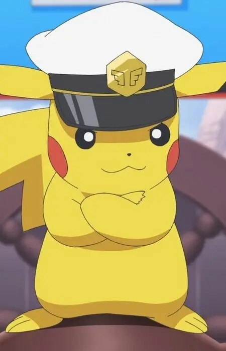 Gambar Karakter Anime: Captain Pikachu