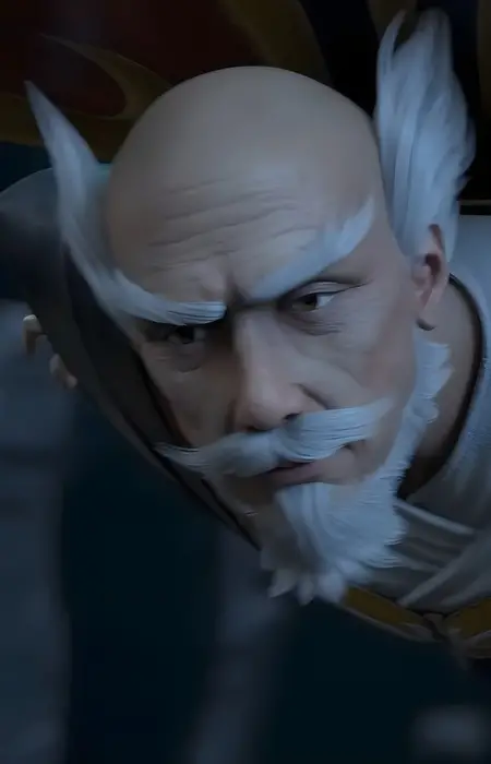 Gambar Karakter Anime: Lion Headed Elder