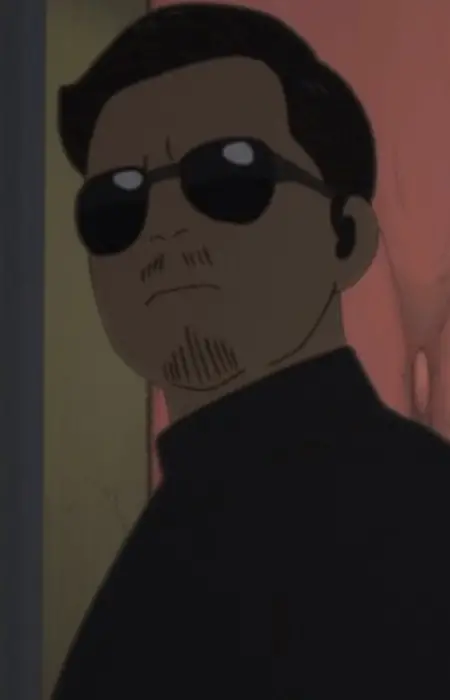 Gambar Karakter Anime: Black Suit